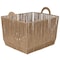Simplify Vertical Weave Small Storage Basket with Round Handles 30125 - alternate 1